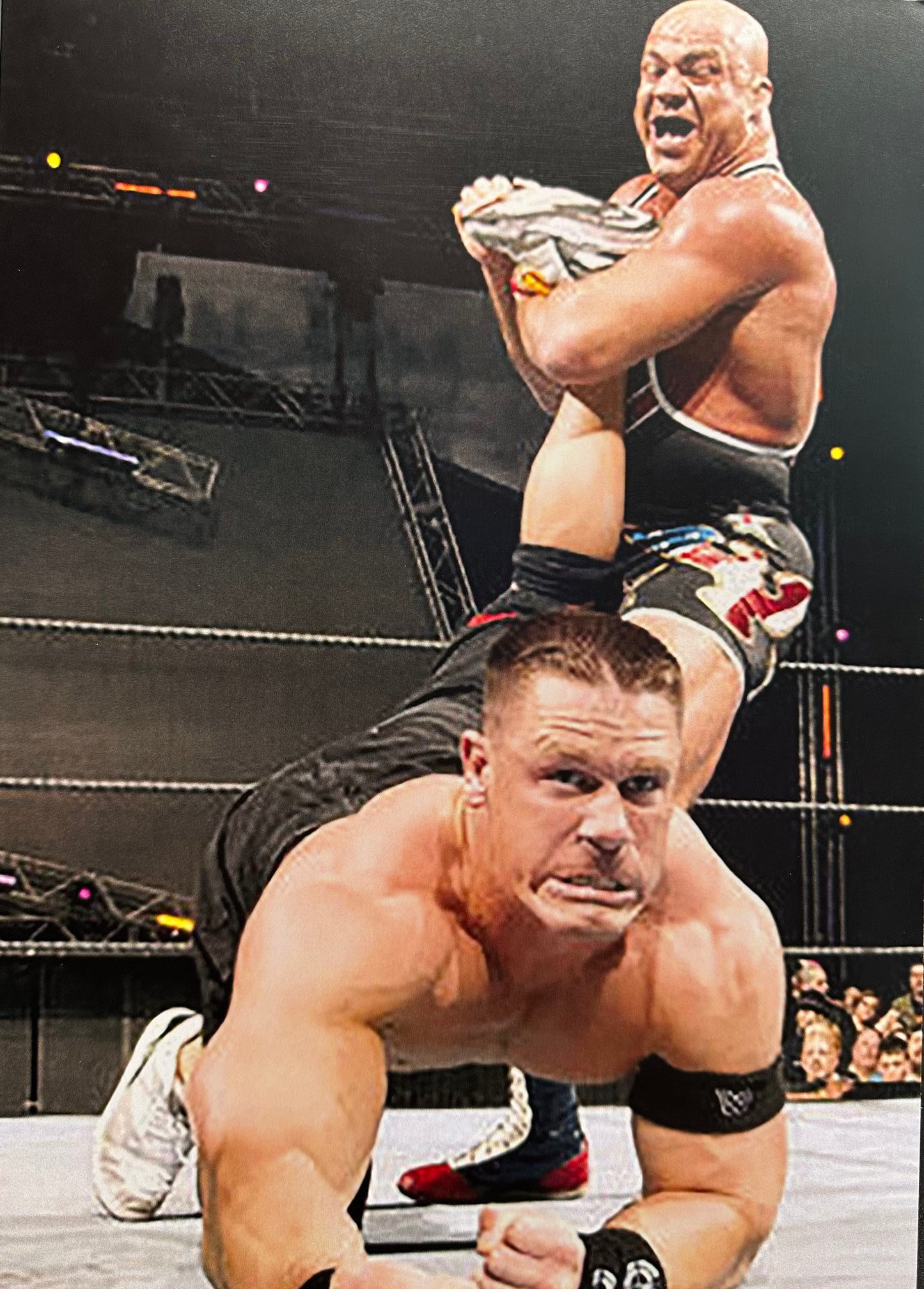 Miniposter (Promo picture) Kurt Angle vs. John Cena (30X21cm)
