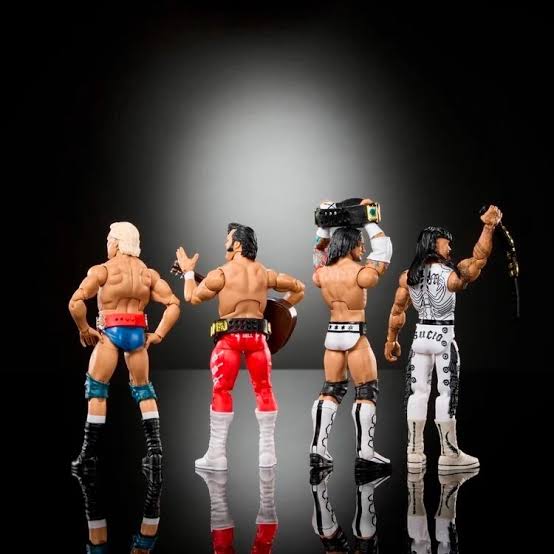 WWE Elite Hall of Champions Intercontinental 4-Pack (Target Exclusive): Pat Patterson + Honky Tonk Man + CM Punk + Dirty Dominik Mysterio