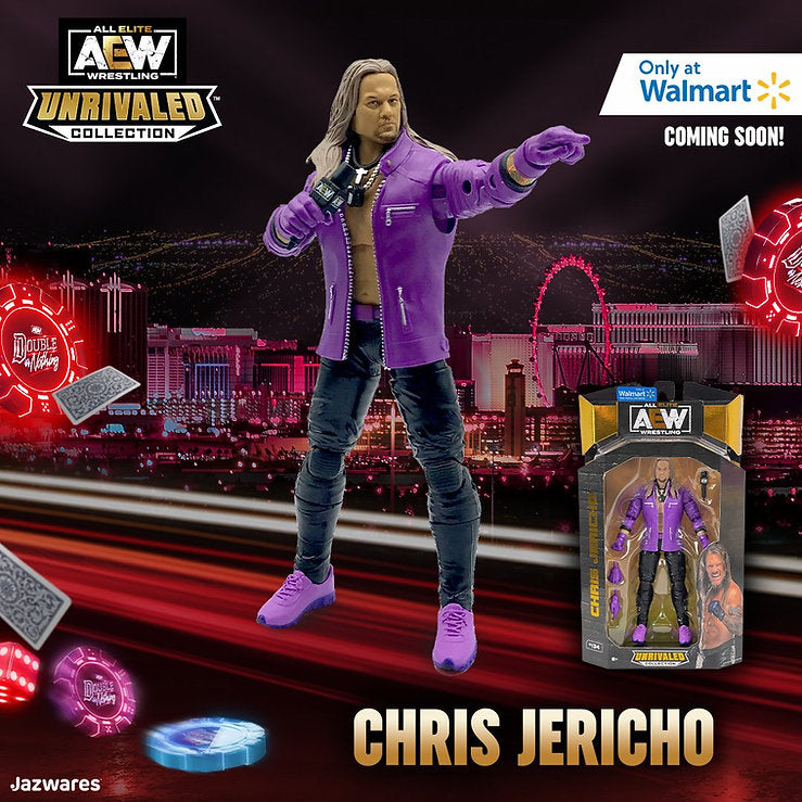 AEW Unrivaled Walmart Limited Edition - Chris Jericho *DAMAGED*