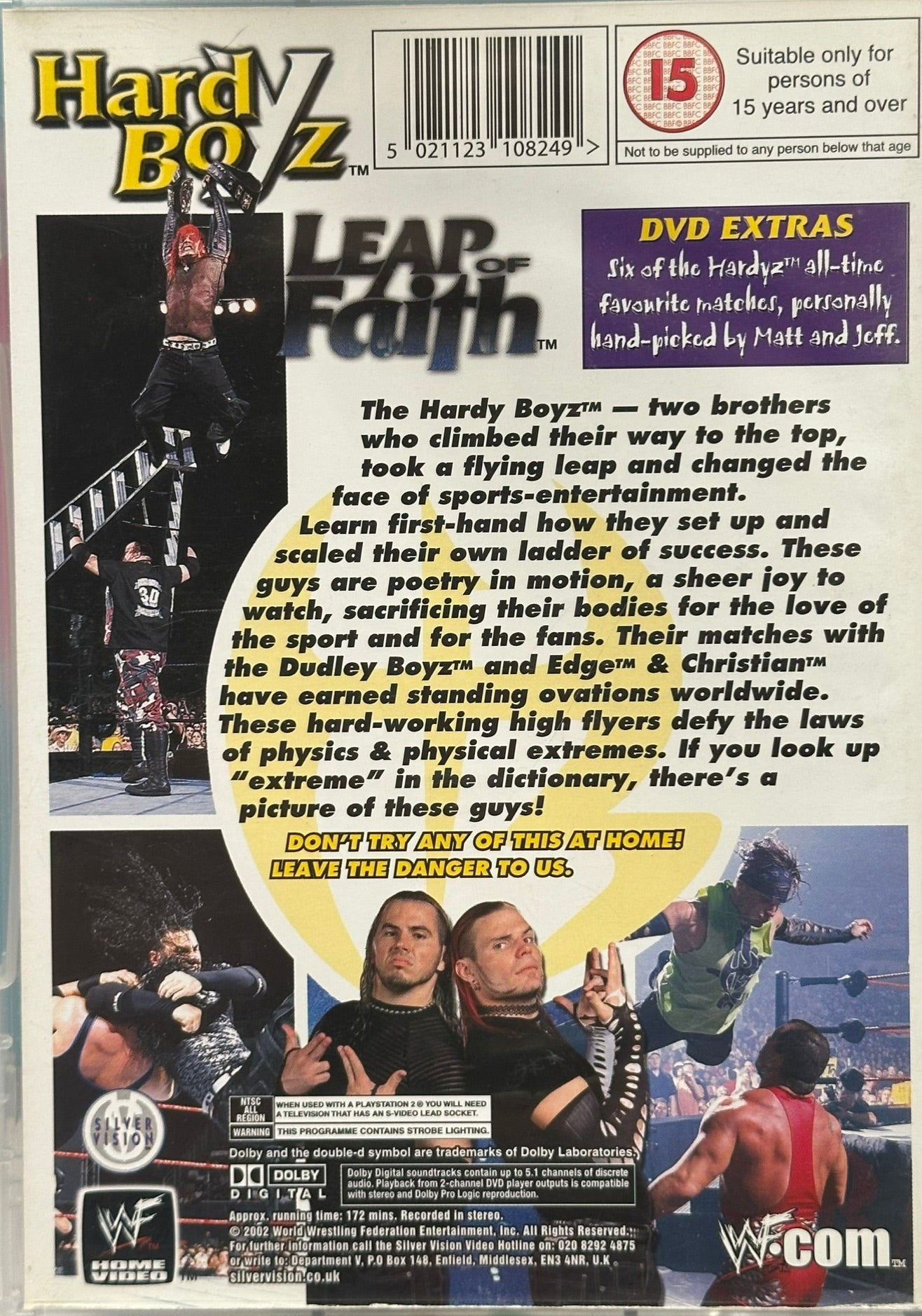 DVD Hardy Boyz: Leap of Faith (Prima Edizione Silver Vision) (Usato in buone condizioni)
