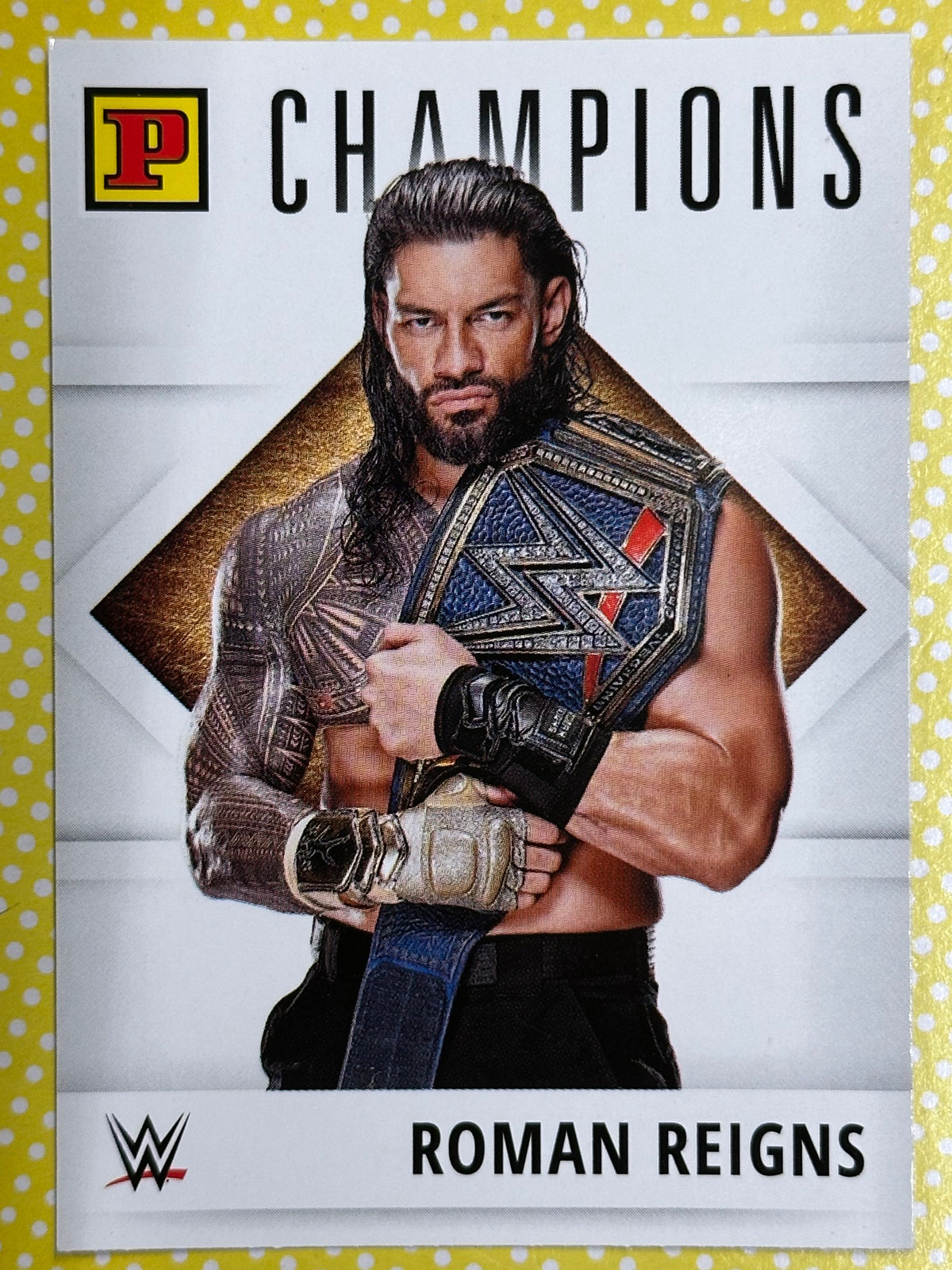 WWE Panini Trading Card - Roman Reigns (Numero 154)