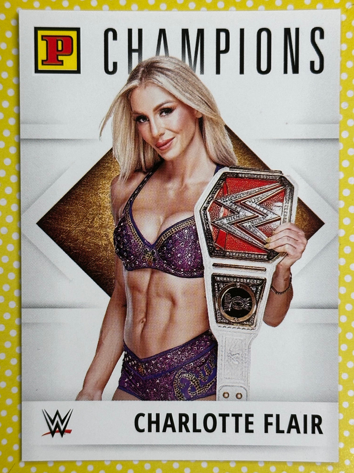 WWE Panini Trading Card - Charlotte Flair (Numero 146)