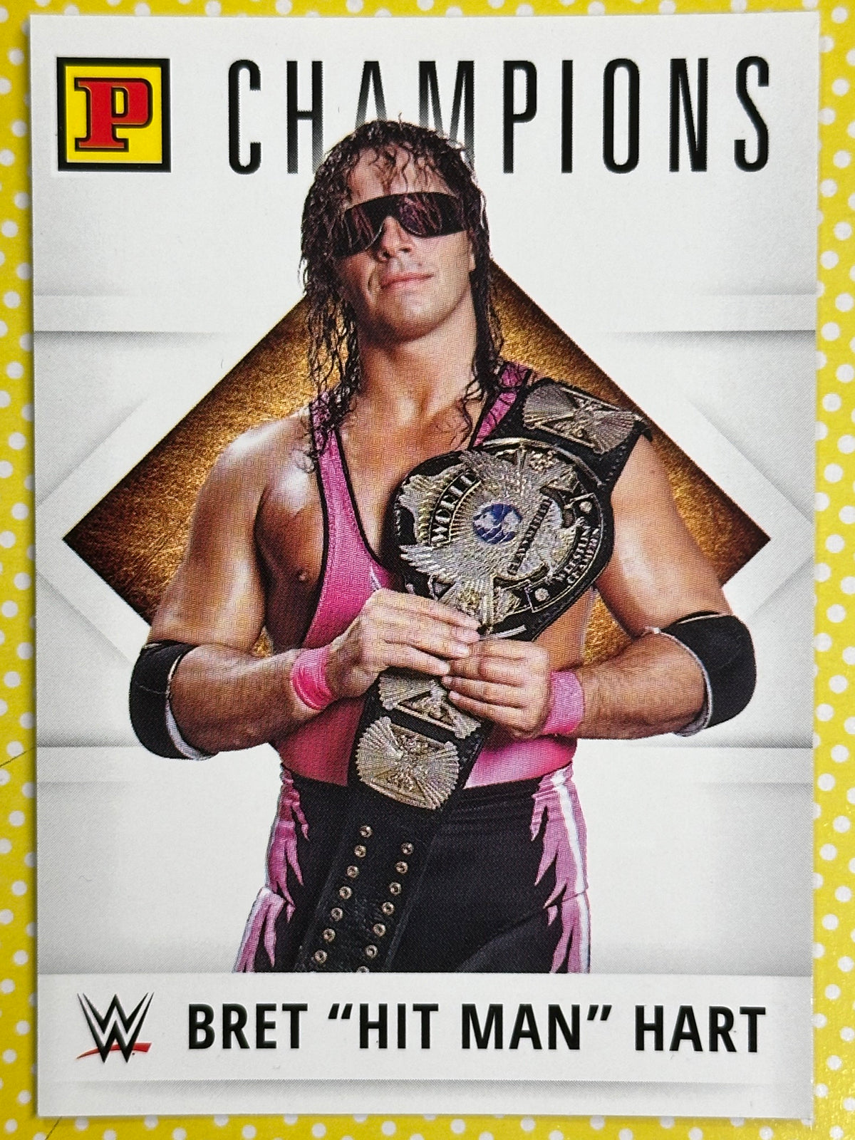 WWE Panini Trading Card - Bret "Hit Man" Hart (Numero 159)