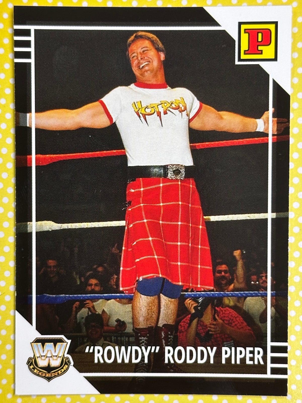 WWE Panini Trading Card - "Rowdy" Roddy Piper (Numero 138)