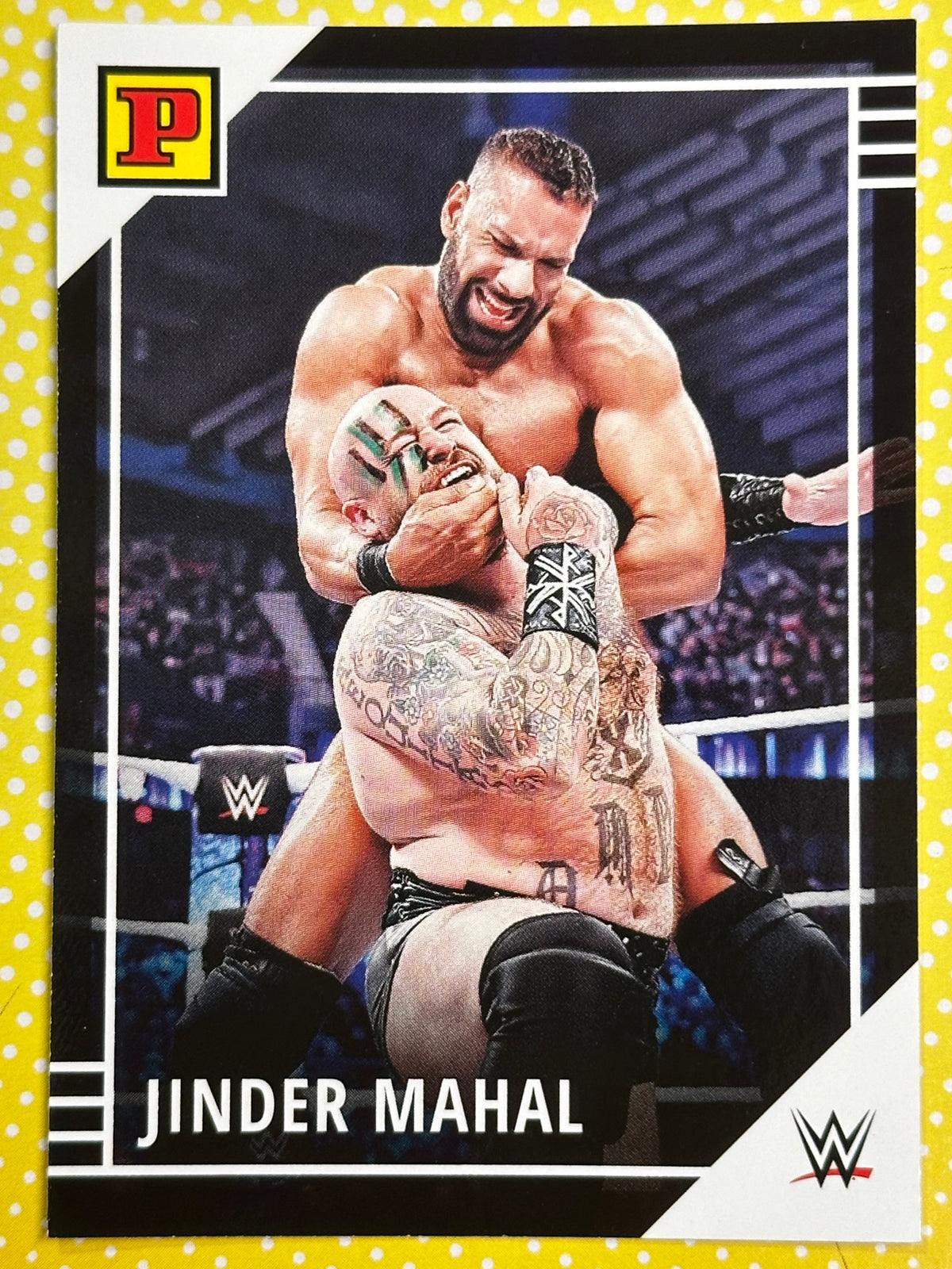 WWE Panini Trading Card - Jinder Mahal (Numero 31)