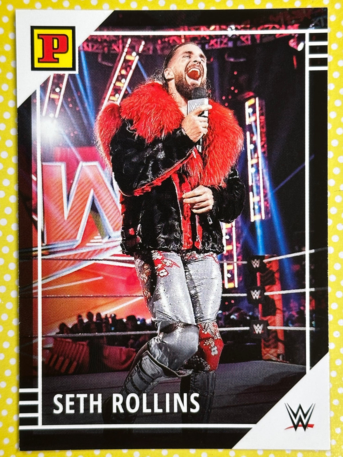 WWE Panini Trading Card - Seth Rollins (Numero 76)
