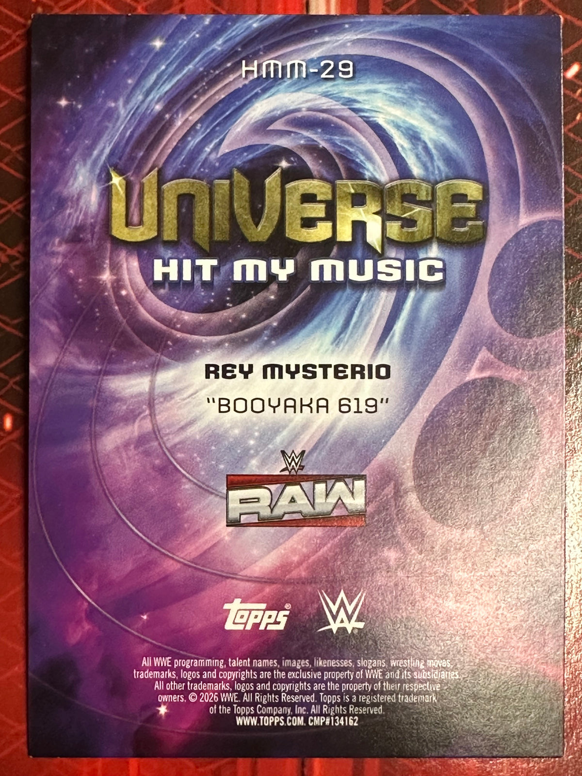 WWE Universe 2026 Hit my Music Rey Mysterio (Nummeriert 133/299)