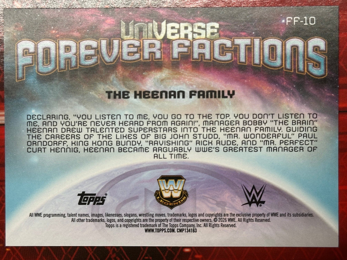 WWE Universe 2026 Forever Factions The Heenan Family