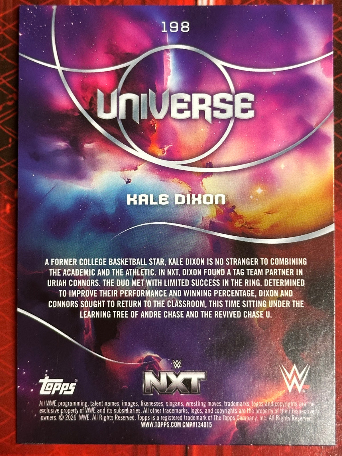 WWE Universe 2026 Nr. 198 Kale Dixon (Rookie Card)