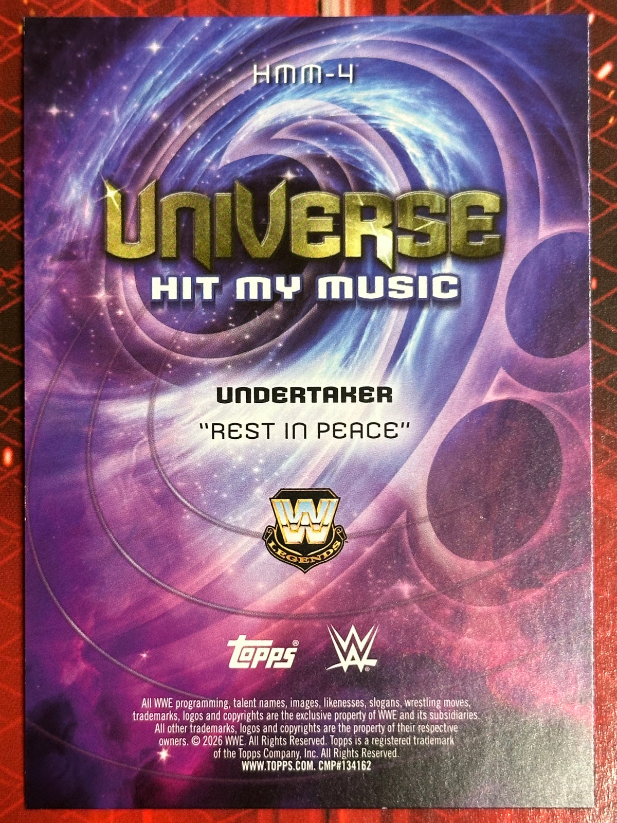 WWE Universe 2026 Hit my Music Undertaker