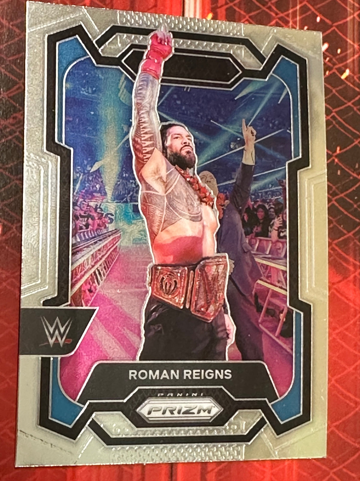 WWE Panini Prizm 2024 Sammelkarte Nr. 191 - Roman Reigns