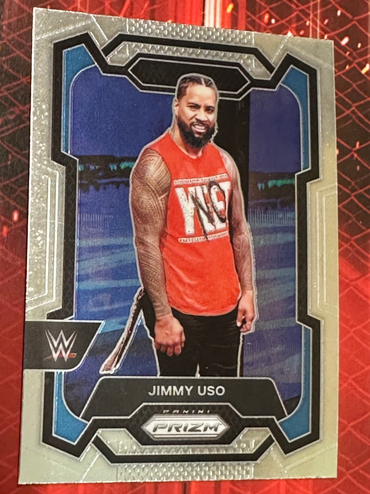 WWE Panini Prizm 2024 Trading Card No. 136 - Jimmy Uso