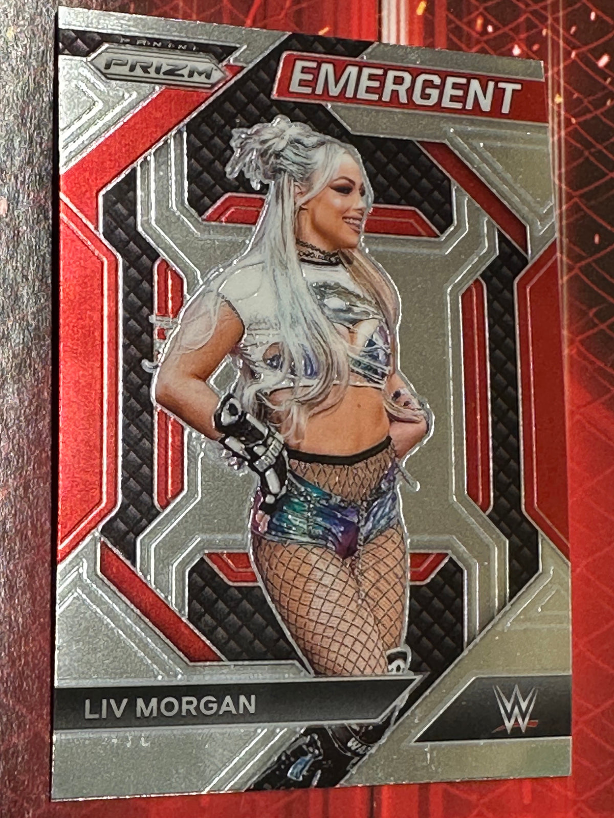 WWE Panini Prizm 2024 Trading Card Emergent No. 009 - Liv Morgan