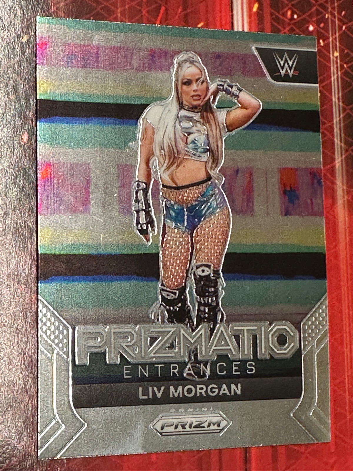 WWE Panini Prizm 2024 Trading Card Prizmatic Entrances No. 009 - Liv Morgan