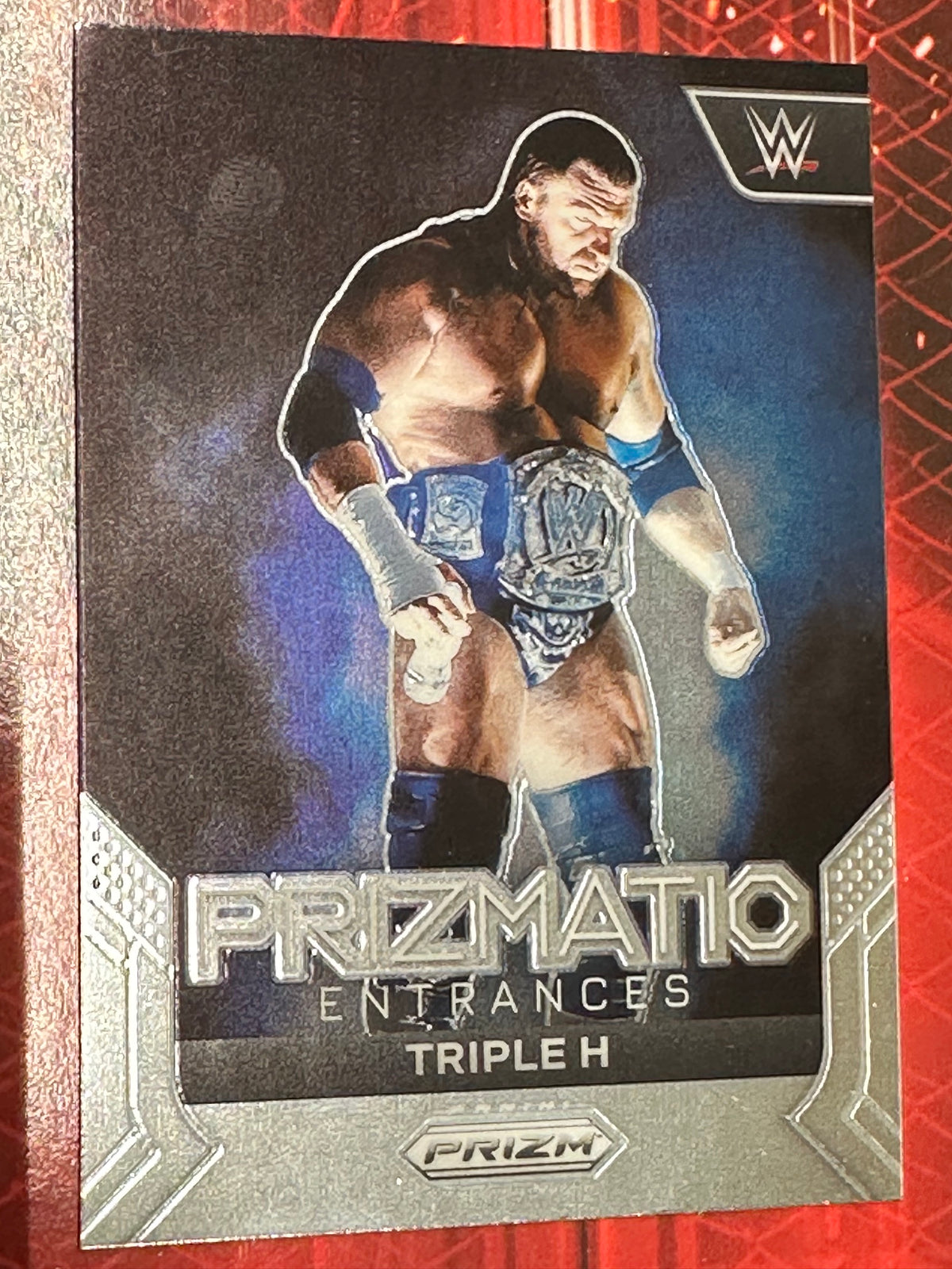 WWE Panini Prizm 2024 Trading Card Prizmatic Entrances No. 013 - Triple H