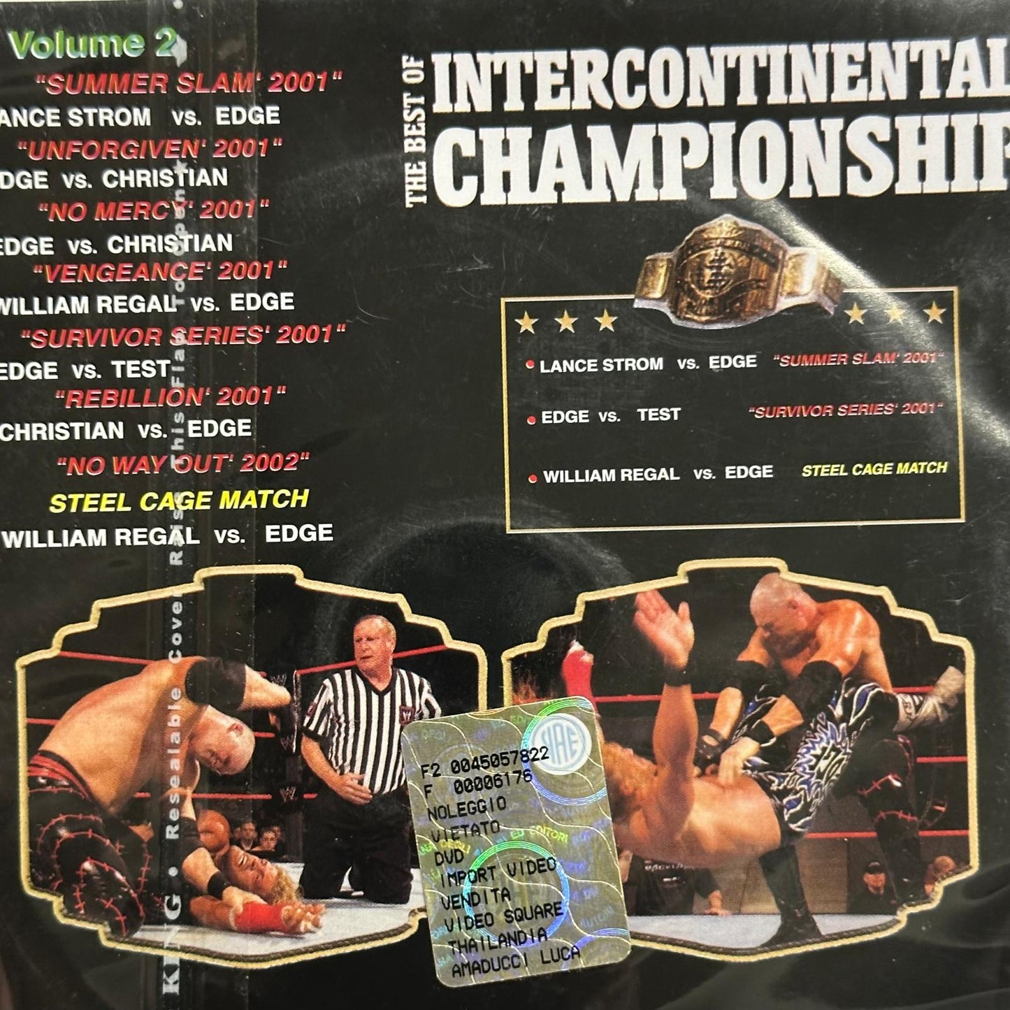 VCD - WWE The Best of Intercontinental Championship Volume 2 (2 Dischi)