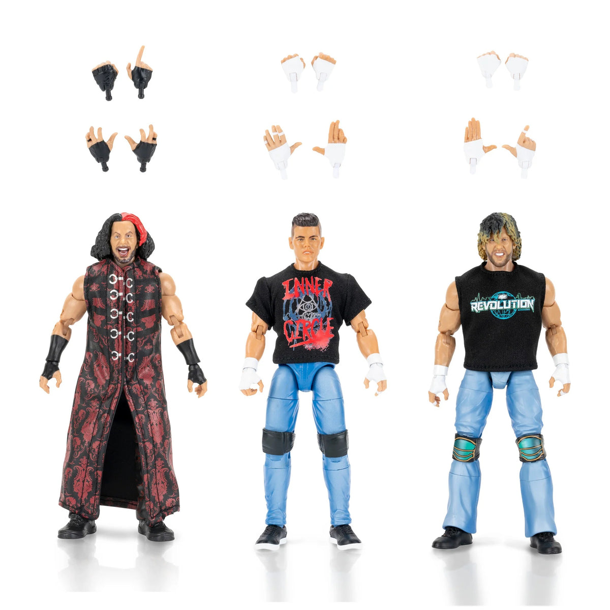 AEW Jazwares Vault Archive - Golf Cart 3-Pack - Sammy Guevara + Matt Hardy + Kenny Omega (Limited Edition 1:3000)