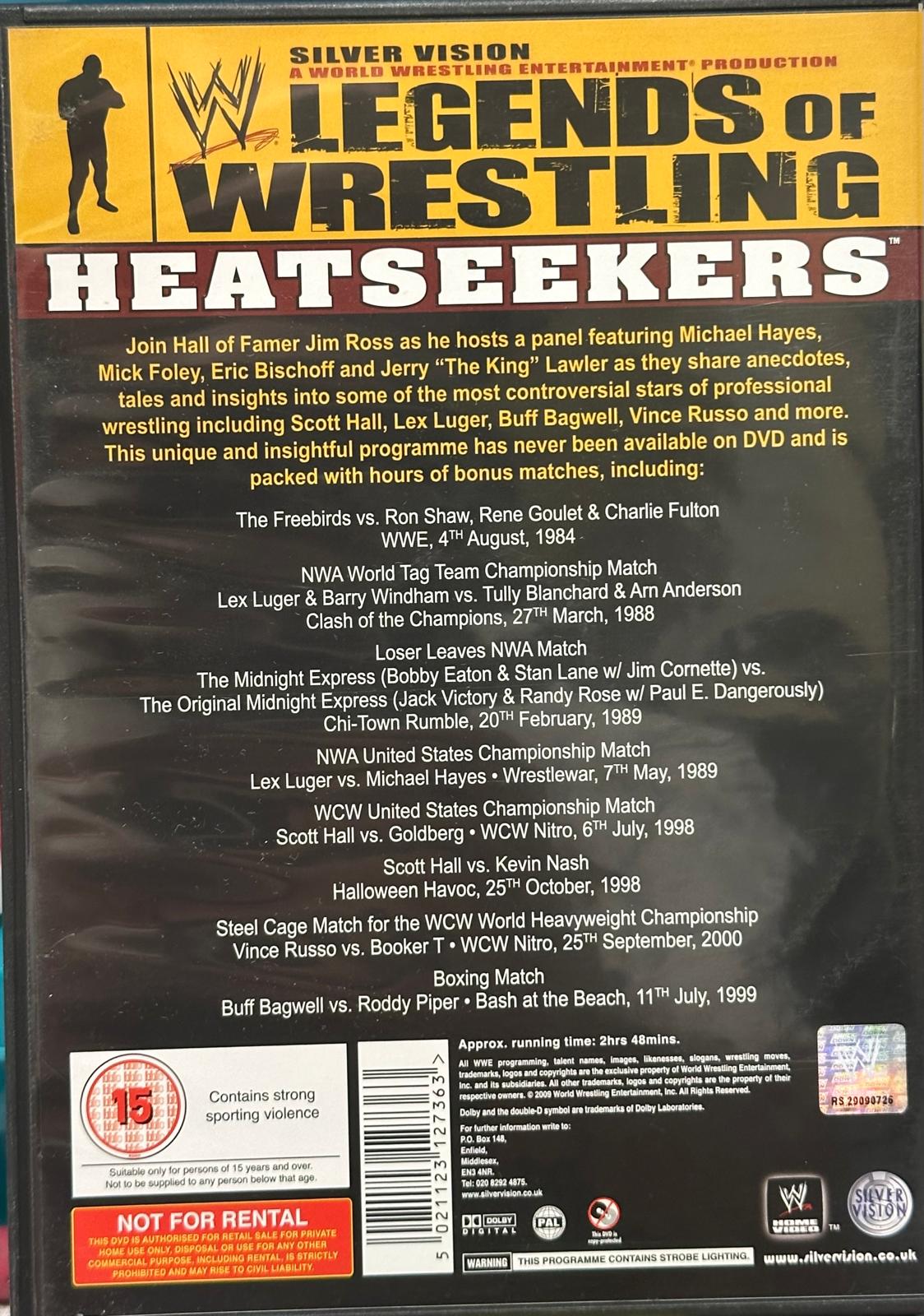 DVD - Legends of Wrestling: Wrestling Heatseekers (Gebraucht in sehr gutem Zustand) Silver Vision