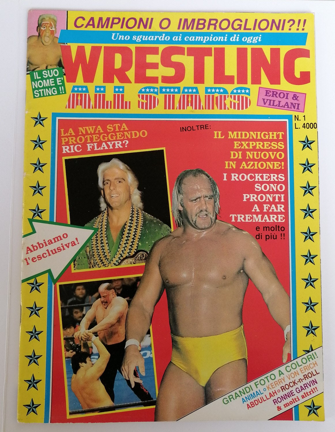 Wrestling All Stars (Edizione italiana) - Numero 1 - Maggio 1989
