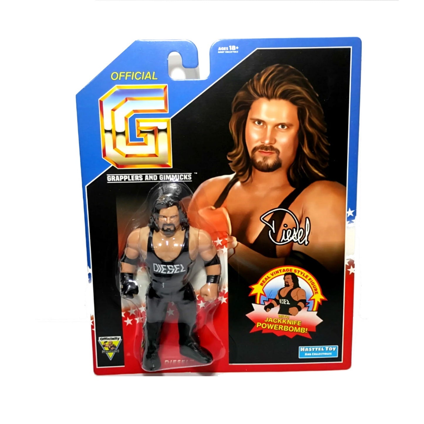 Hasttel Grapplers & Gimmicks - Diesel Kevin Nash (Blue Card)