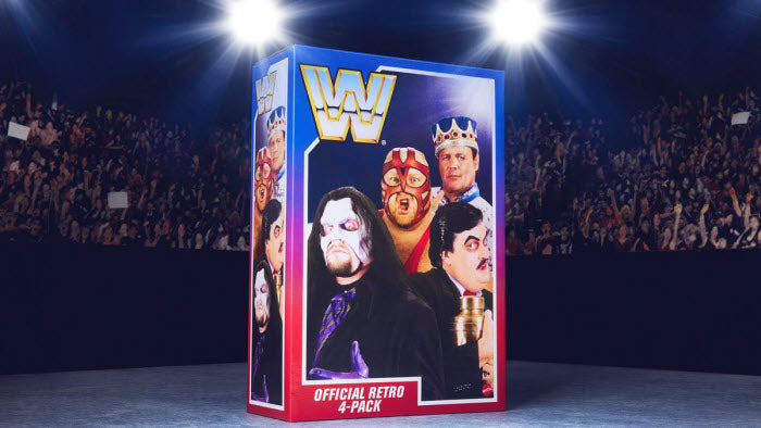WWE Retro Pack #4 Limited Edition (Box con 4 personaggi)