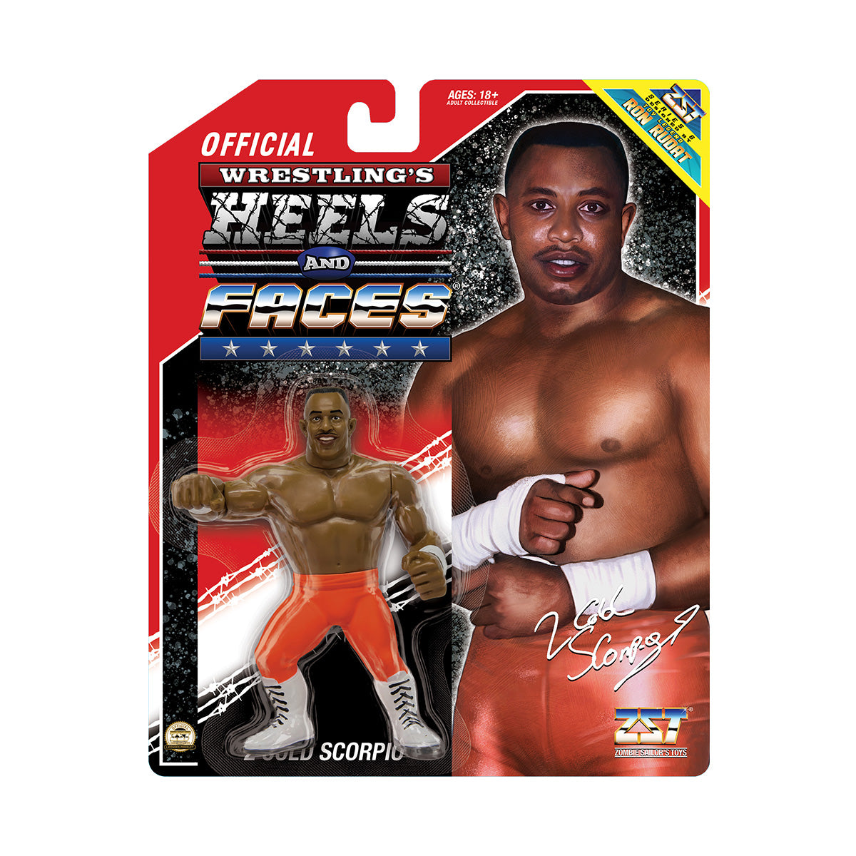 Zombie Sailor Wrestling's Heels & Faces Series 6 - 2 Cold Scorpio *PREORDER NOVEMBER 2026*
