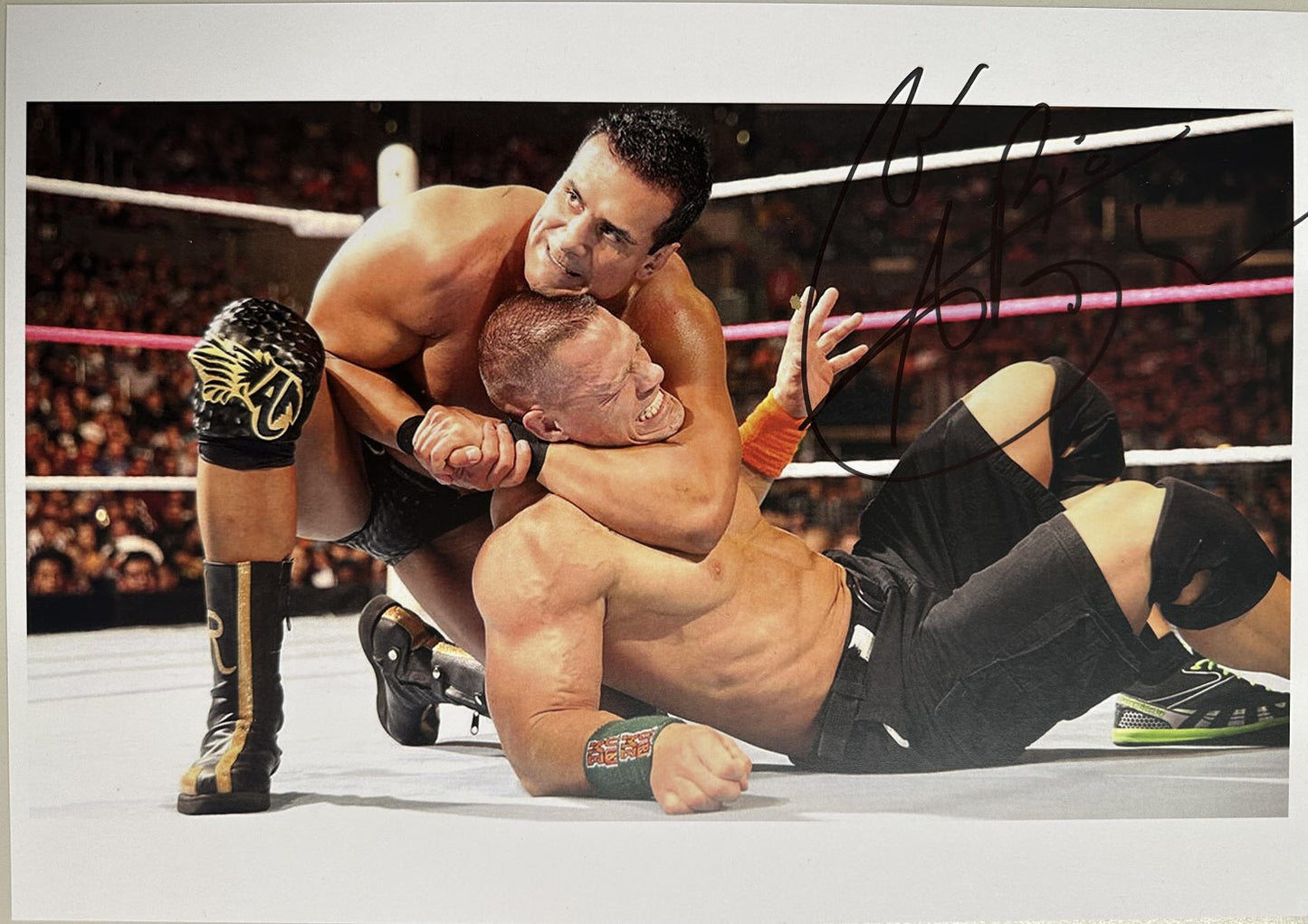 Autografo Originale - Alberto 'El Patron' Del Rio (Alberto vs. Cena) (Formato A4)