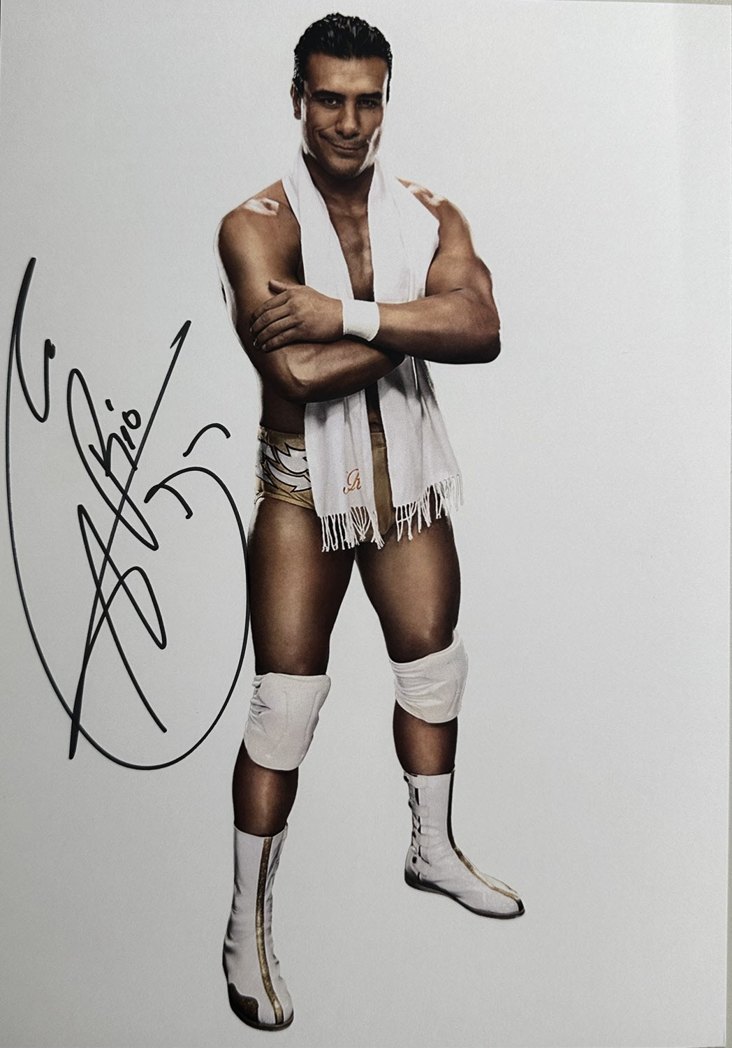 Autografo Oriiginale - Alberto 'El Patron' Del Rio (White) (Formato A4)