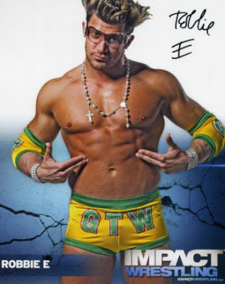 Miniposter autografato TNA 2012 - Robbie E (26x20cm)