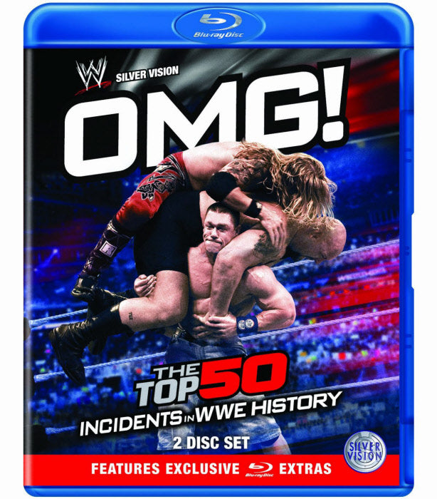 Blu Ray - DVD OMG! - Top 50 Incidents in WWE History (2 Dischi) (Pari al nuovo)