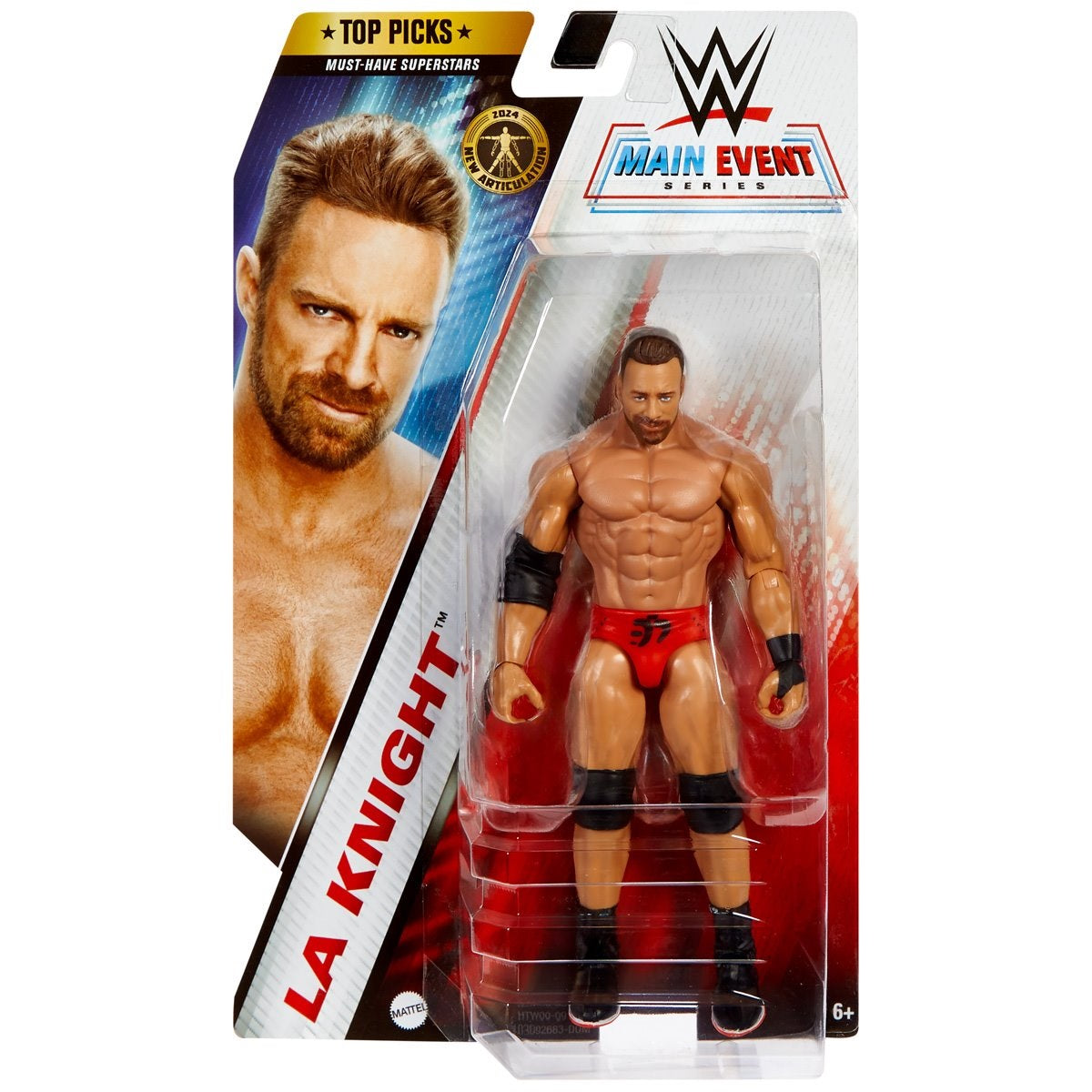 WWE Basic Main Event Top Picks 2024 Wave 4 - L.A. Knight *DMG*