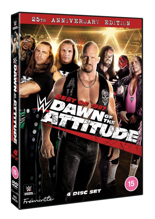 DVD WWE Dawn of the Attitude Era - 25 Anniversary Edition (4 Dischi)