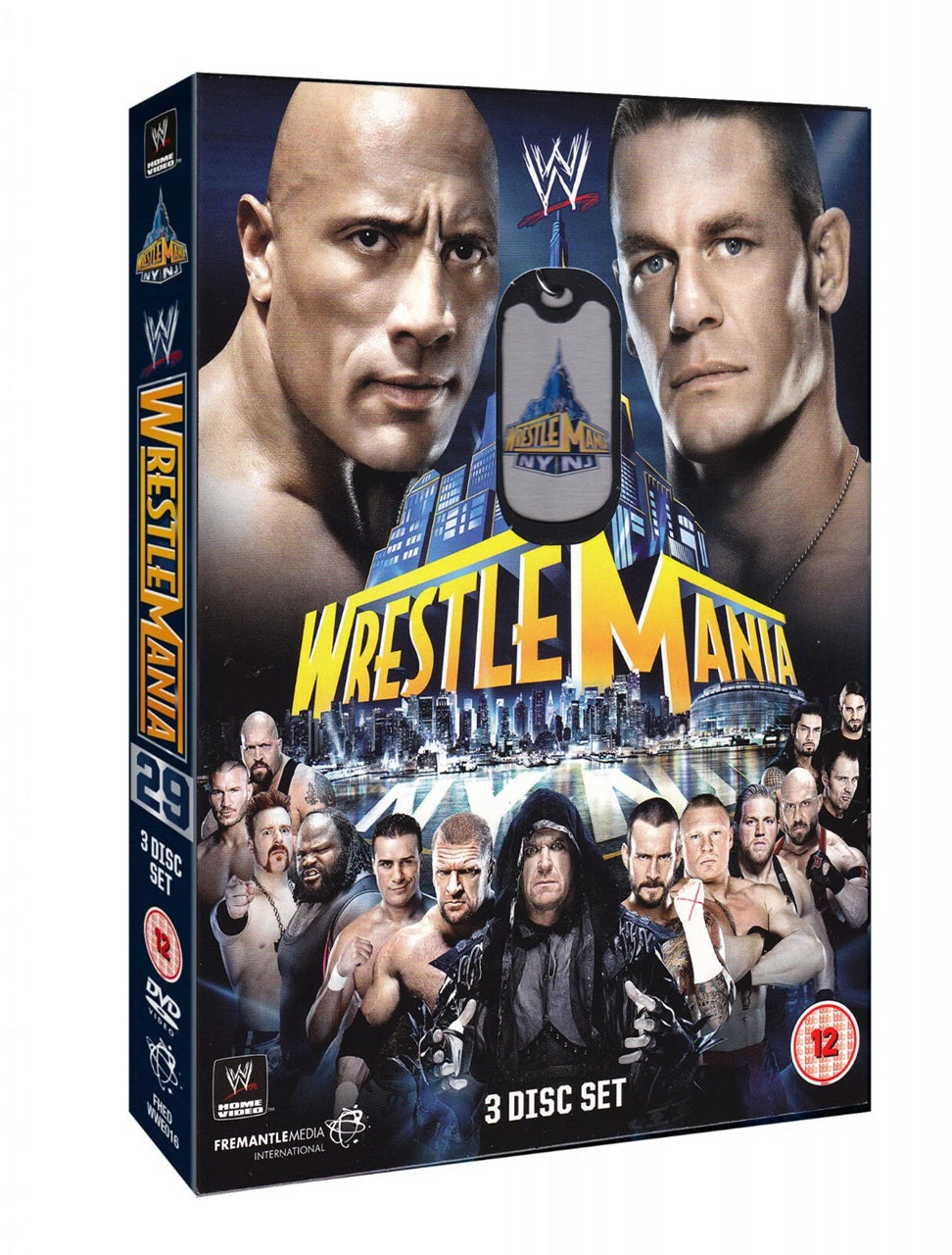 DVD WrestleMania 29 with Dogtag Limited Edition (3 Dischi) (Usato in ottime condizioni)