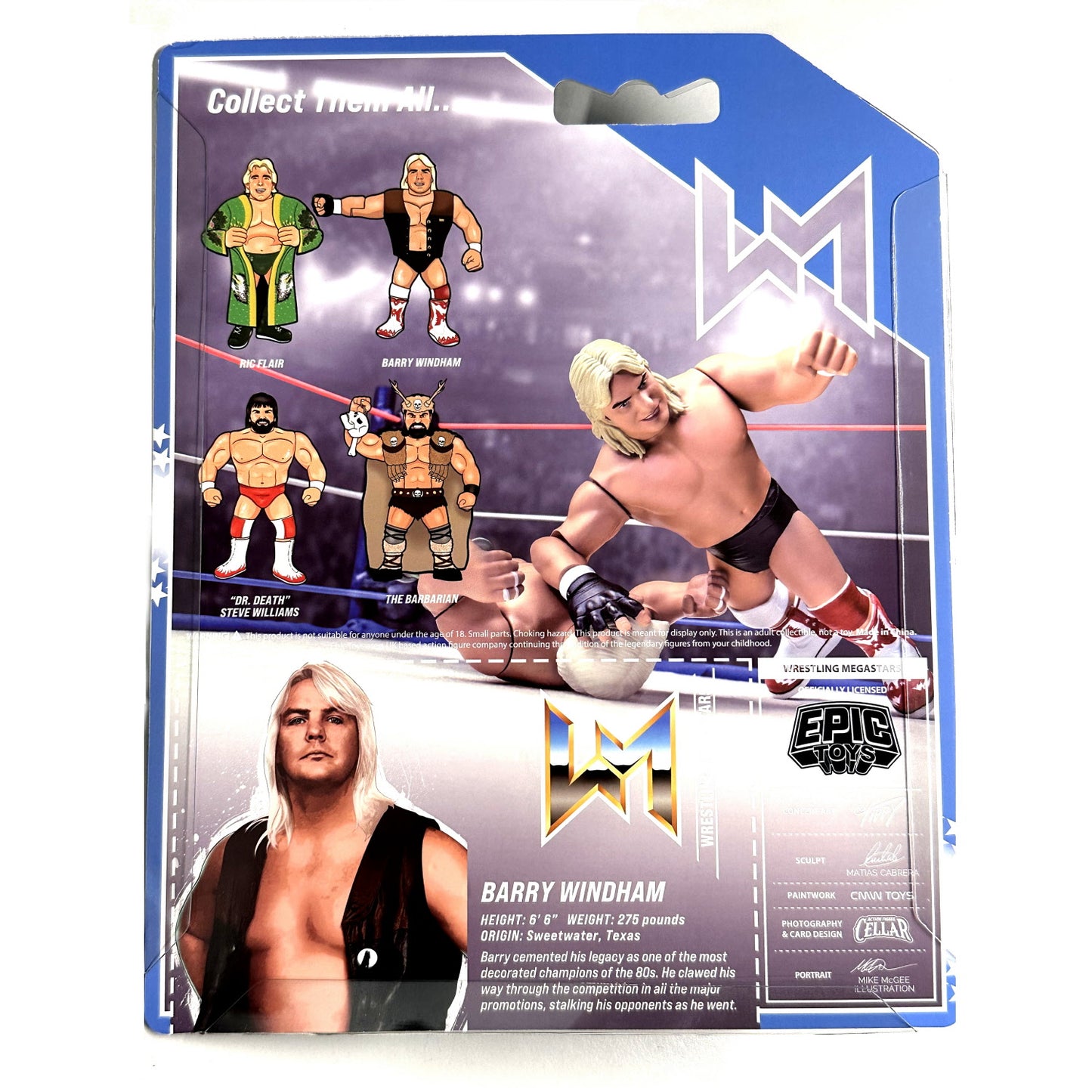 Epic Toys Retro Wrestling Megastars Series #4 - Barry Windham