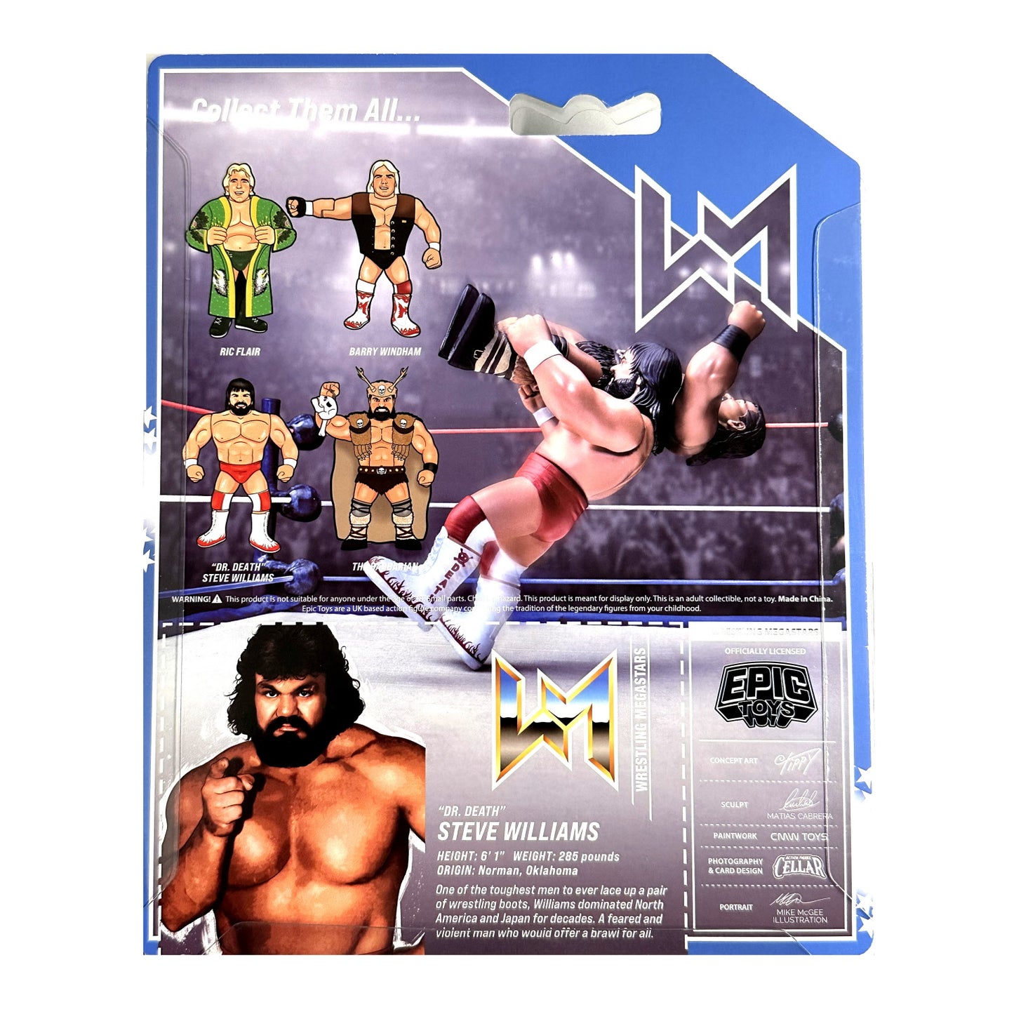Epic Toys Retro Wrestling Megastars Series #4 - Dr. Death Steve Williams