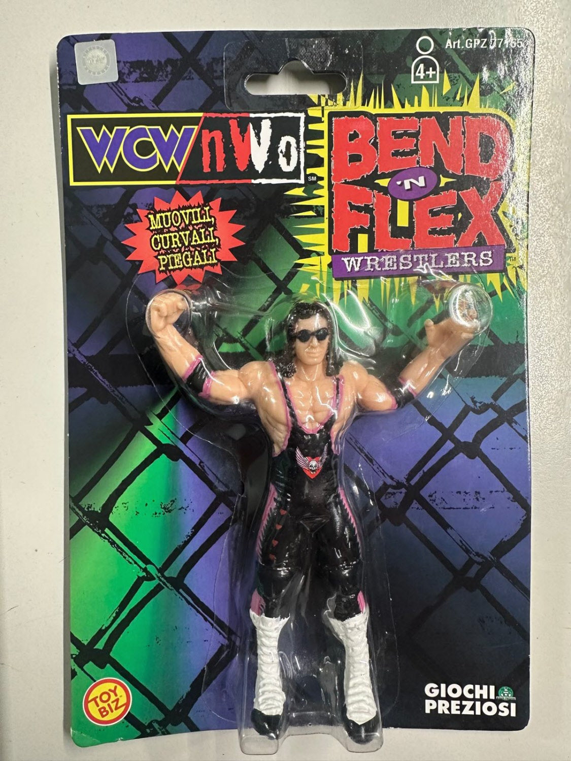WCW/nWo Bend and Flex Action Figure (Giochi Preziosi) - Bret Hitman Hart