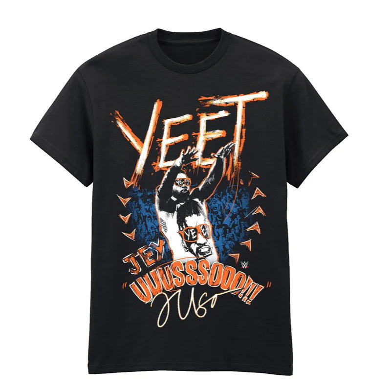 T-Shirt - WWE Official Collection 2026 - Jey Uso Yeet Black(S/M/XL/XXL)