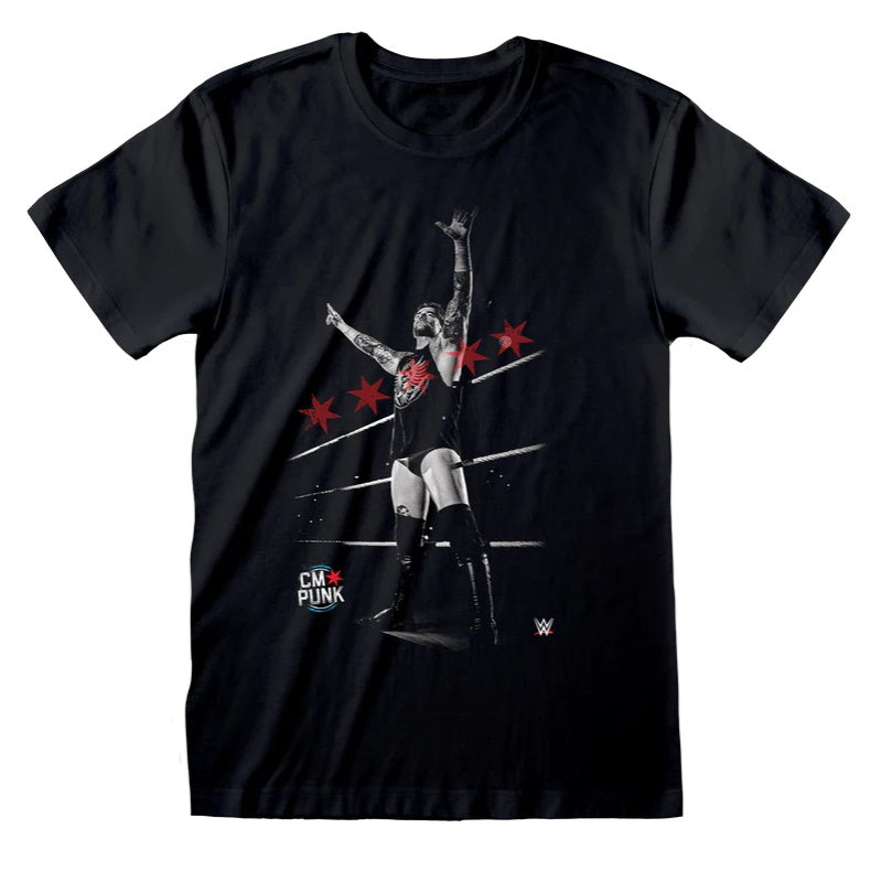 T-Shirt - WWE Official Collection 2026 - CM Punk Chicago Made (S/M/L/XL)