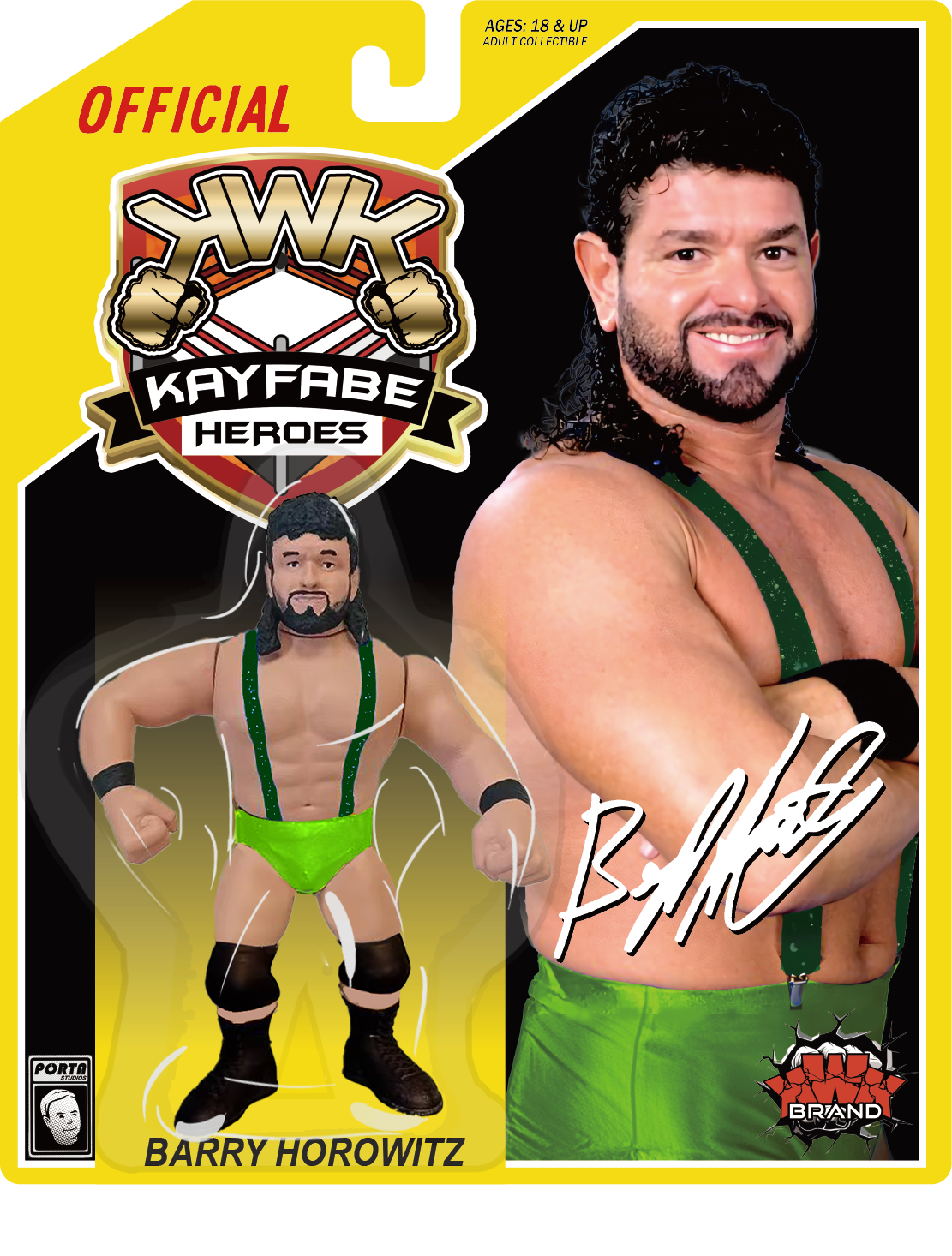 KWK Kayfabe Heroes - Barry Horowitz (Full Set of 4)
