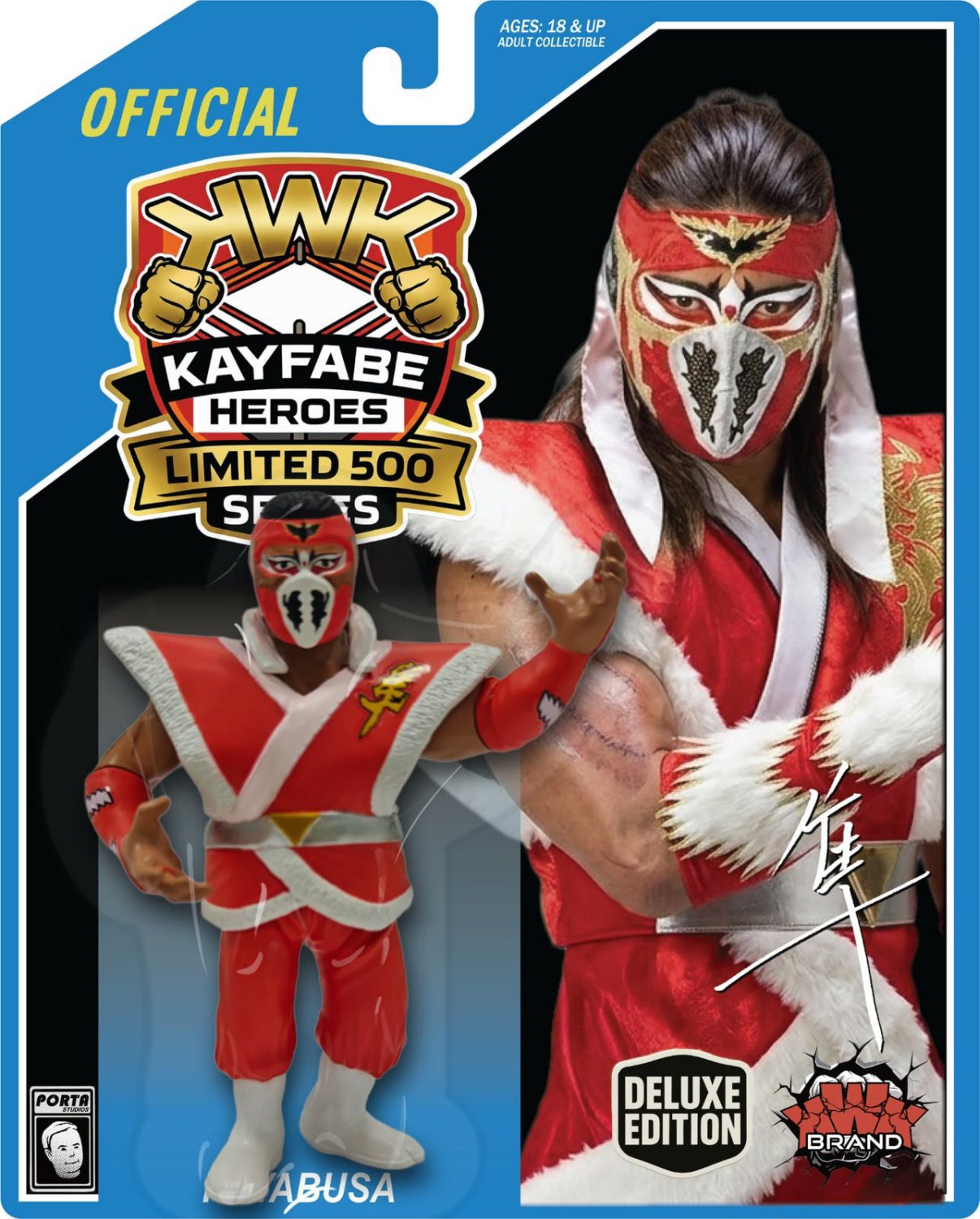 KWK Kayfabe Heroes - Hayabusa (1 of 500 Limited Edition) *PREORDER OCTOBER 2026*
