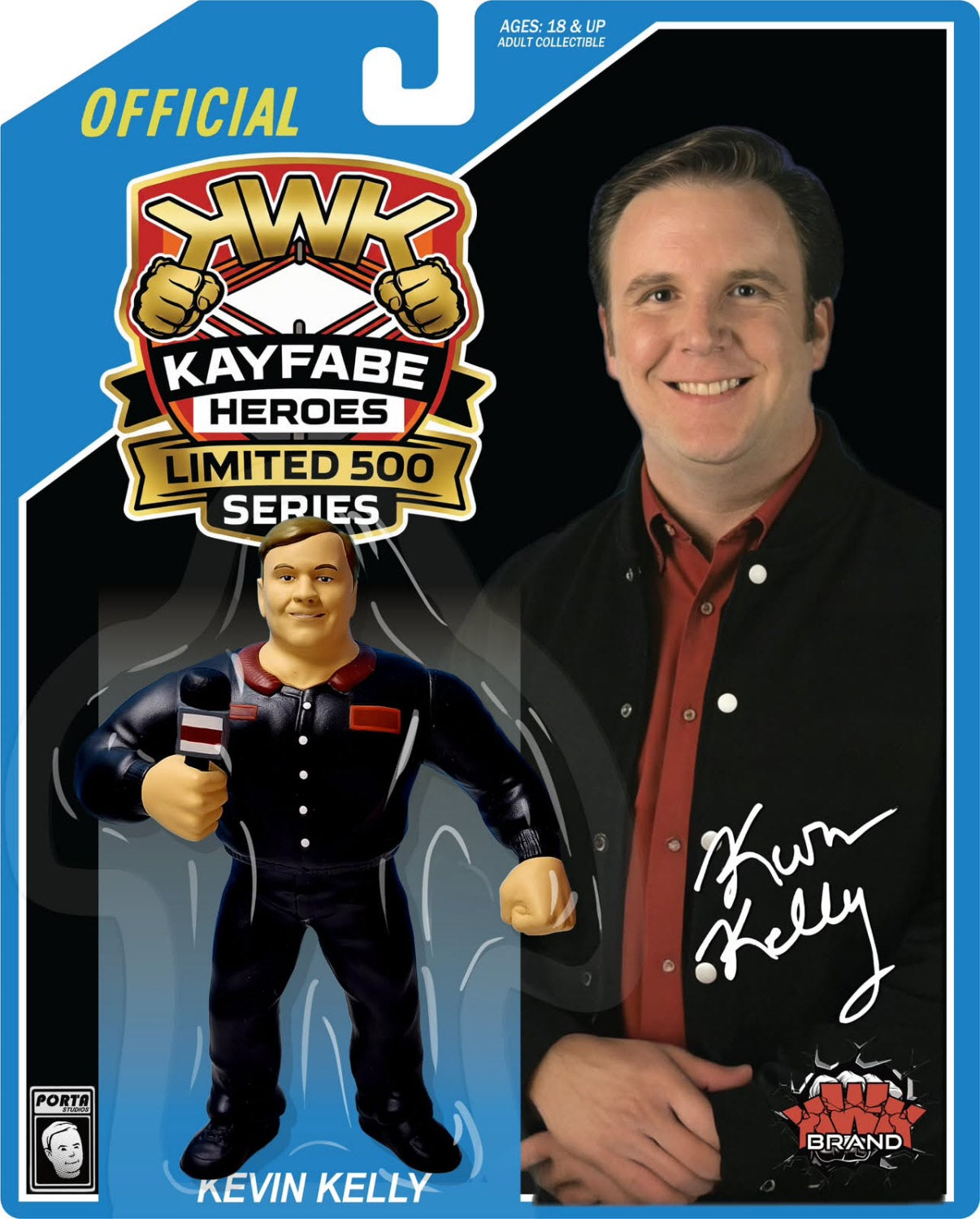 KWK Kayfabe Heroes - Kevin Kelly (1 of 500 Limited Edition) *PREORDER NOVEMBER 2026*