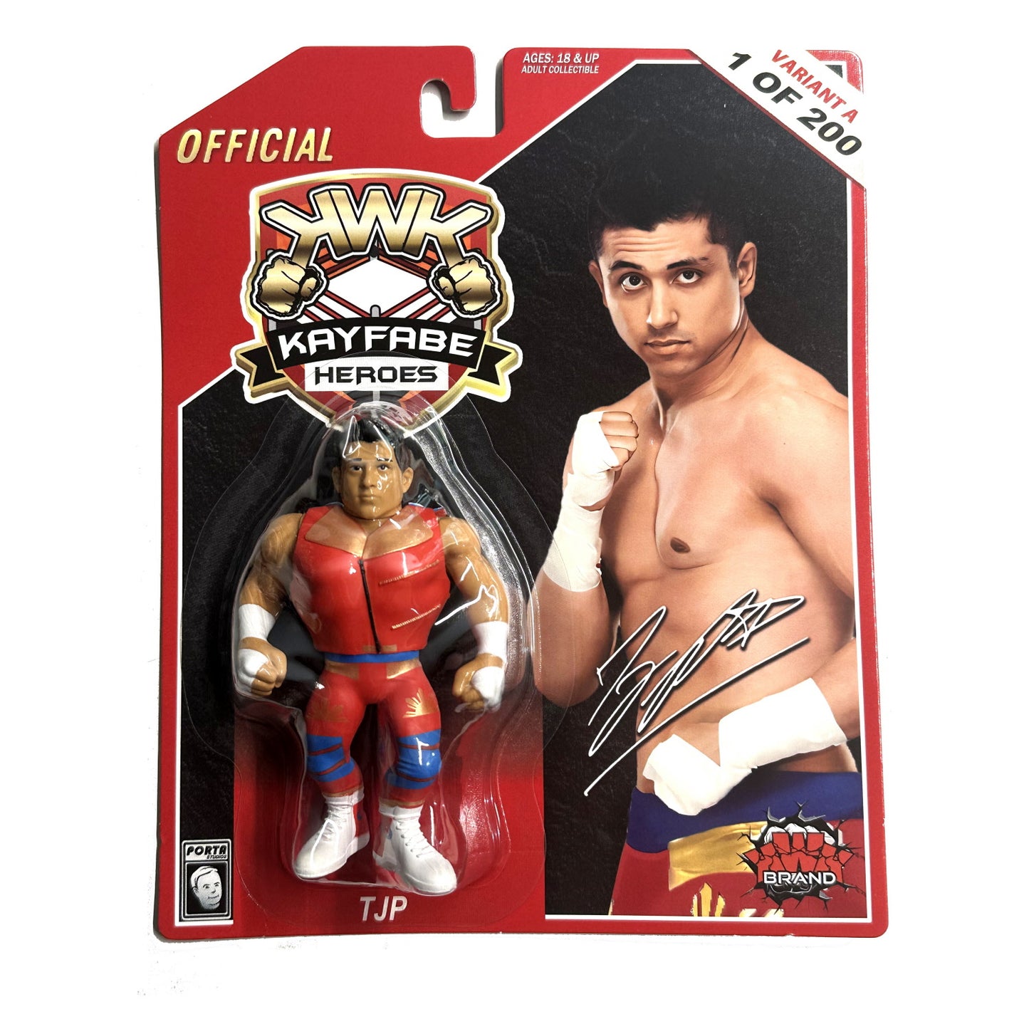KWK Kayfabe Heroes - TJP - JP Perkins (Red Card)