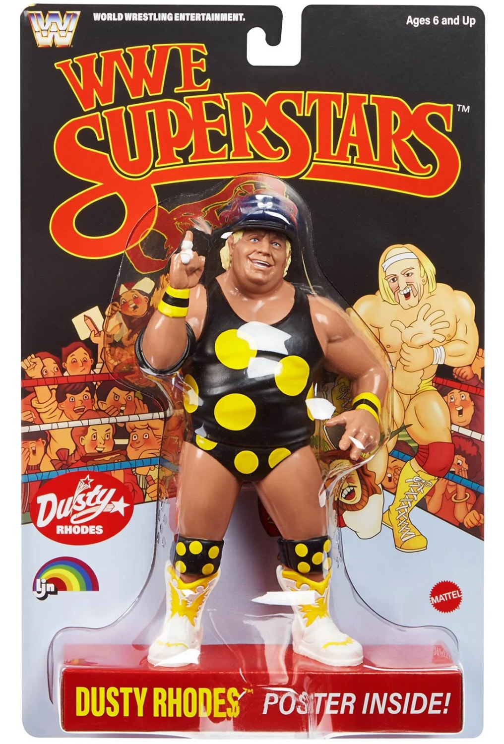 WWE LJN (Mattel) Series 1 - Dusty Rhodes (Black Card Chase)