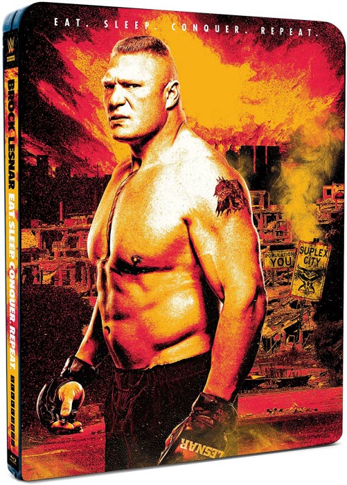 Blu Ray - Brock Lesnar: Eat Sleep Conquer Repeat (2 Dischi - Steelbook Limited Edition)