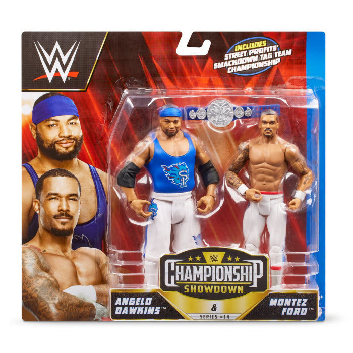WWE Showdown Series 14 - Montez Ford & Angelo Dawkins "The Street Profits" (Con cintura tag team Smackdown)
