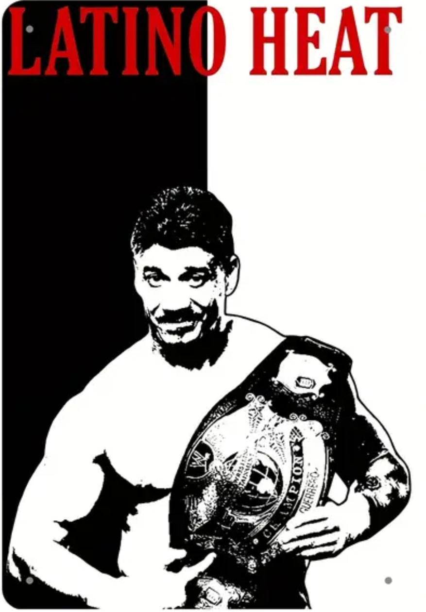 Targa in metallo (20x30cm) - Eddie Guerrero (Latino Heat)