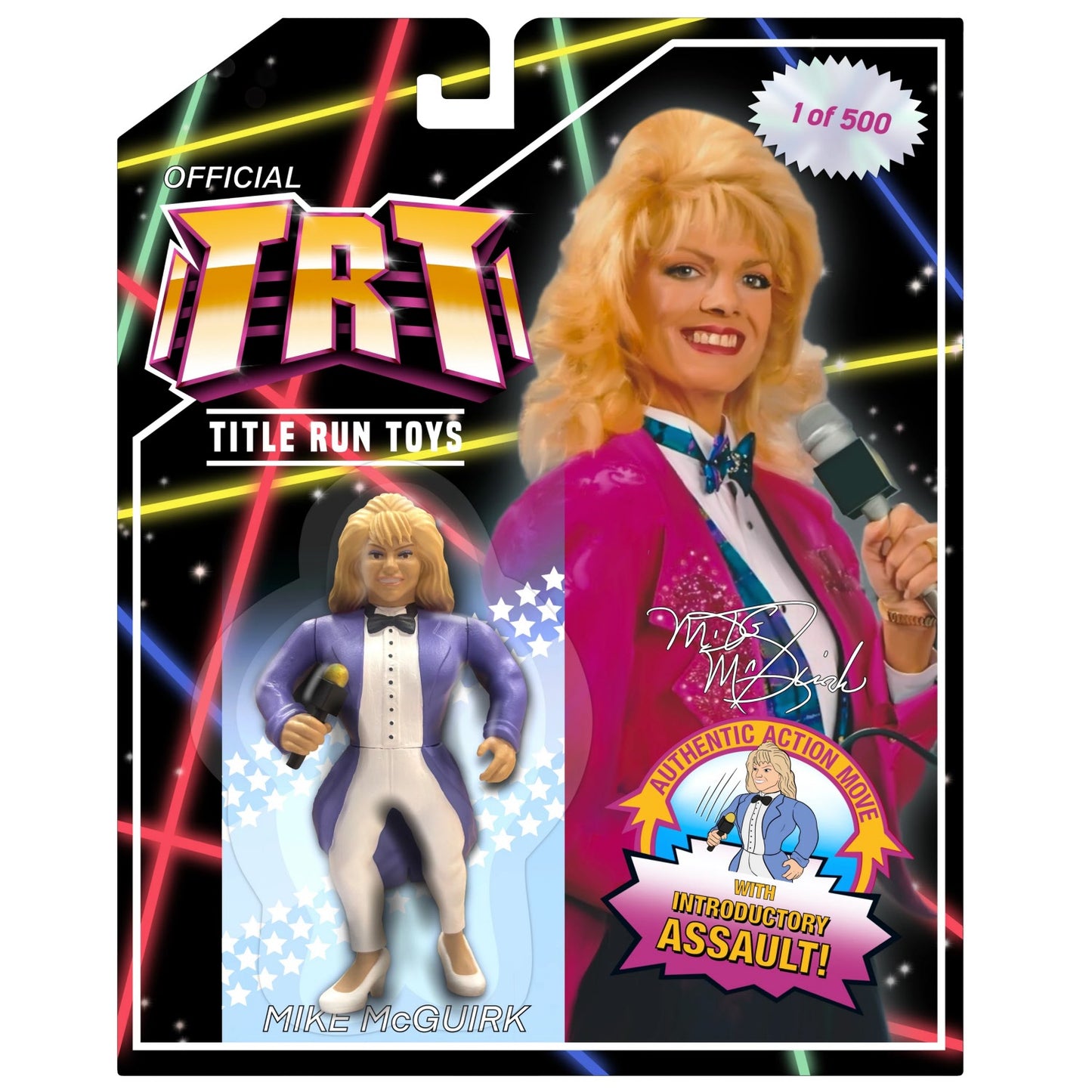 Retro TRT - Title Run Toys Retro Run in - Mike McGuirk (Blue Variant)