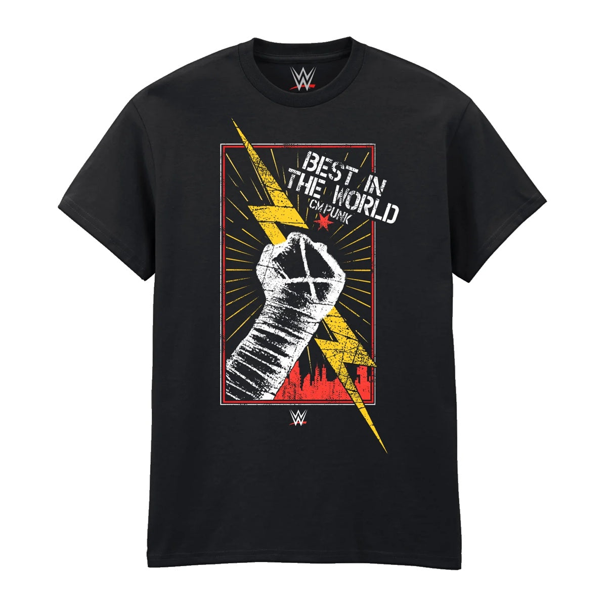 T-Shirt - WWE Official Collection 2026 - CM Punk Thunder (S/XXL)