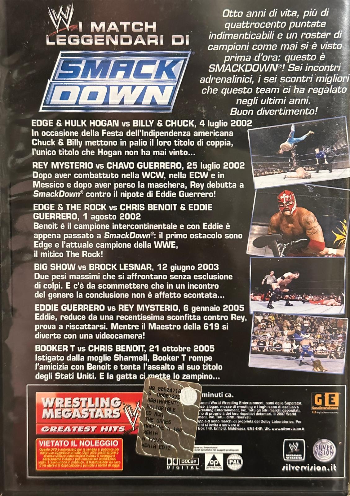 DVD Wrestling Megastars Greatest Hits - I match leggendari di Smackdown (Usato in ottime condizioni)