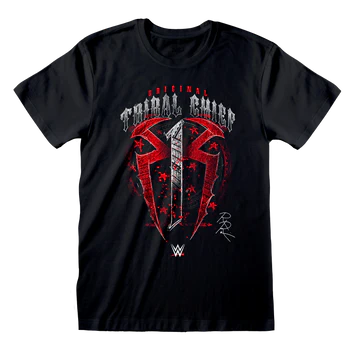 T-Shirt - WWE Official Collection 2026 - Roman Reigns Tribal Chief (S/M/L/XL/XXL)